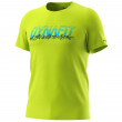 Чоловіча футболка Dynafit Graphic Co M S/S Tee жовтий/зелений