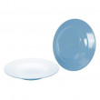 Hluboký talíř Bo-Camp Deep plate melamine 2 modrá Steel blue