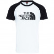 Pánské triko The North Face M S/S Raglan Easy Tee bílá/černá Eu Tnf White/Tnf Black