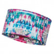 Пов'язка Buff Coolnet UV+ Headband бірюзово-бордово-бірюзовий