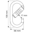 Карабін Camp Oval Pro 3Lock