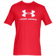 Pánské triko Under Armour Sportstyle Logo SS červená/bílá Red / White