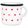 Кружка Zulu Cup Mini Heart білий/червоний