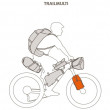 Велосипедна сумка Vaude Trailmulti