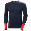 Чоловіча функціональна футболка Helly Hansen Lifa Merino Midweight Crew синій/червоний