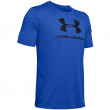 Pánské triko Under Armour Sportstyle Logo SS modrá/černá Versa Blue / Black