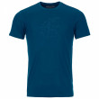 Чоловіча функціональна футболка Ortovox 120 Tec Lafatscher Topo T-Shirt синій