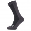 Nepromokavé ponožky Sealskinz WP Cold Weather Mid černá/šedá Black / Grey