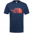 Pánské triko The North Face Easy Tee tmavě modrá URBAN NAVY/FIERY RED