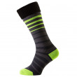 Nepromokavé ponožky SealSkinz Thin Mid Cuff černá Black/Anthracite/Charcoal/Illuminous