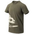 Чоловіча футболка Helikon-Tex T-Shirt (Full Body Skeleton) зелений Olive Green