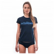 Жіноча функціональна футболка Sensor Merino Active Pt Mountains Deep Blue