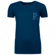 Жіноча футболка Ortovox W's 185 Merino Way To Powder TS синій