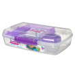 Obědový box Sistema Bento Box To Go 1,76L fialová