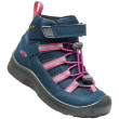 Дитячі черевики Keen Hikeport 2 Sport Mid Wp Youth синій/рожевий