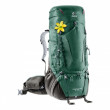 Жіночий рюкзак Deuter Aircontact PRO 55+15 SL (2021) темно-зелений seagreen-coffee