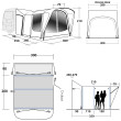 Приставний намет Outwell Newburg 260 Air Tall