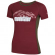Жіноча футболка Zulu Merino Mountains 160 Short Block червоний