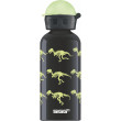 Láhev Sigg For Kids 0,4 l černá glow walking dinos