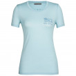 Жіноча футболка Icebreaker Women Tech Lite II SS Tee Mountain Lake блакитний