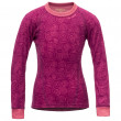 Dětské funkční triko Devold Active Kid Shirt růžová plum