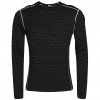 Чоловіча функціональна футболка Zulu Merino 240 Long чорний/зелений