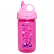 Дитяча пляшечка Nalgene Grip-n-Gulp темно-фіолетовий/рожевий  Pink w/Woodland Art