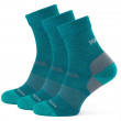 Жіночі шкарпетки Warg Merino Hike W 3-pack бірюзовий
