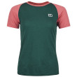 Жіноча футболка Ortovox 120 Tec Fast Mountain Ts W темно-зелений