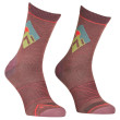 Жіночі шкарпетки Ortovox Alpine Light Comp Mid Socks W рожевий/фіолетовий