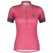 Жіноча велофутболка Scott W's Endurance 20 SS рожевий/фіолетовий