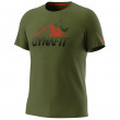 Чоловіча функціональна футболка Dynafit Transalper Graphic S/S Tee M зелений