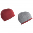 Шапка Icebreaker Pocket Hat червоний/сірий Cabernet/Gritstone HTHR