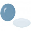 Набір тарілок Bo-Camp Breakfast plate Two tone - 4ks блакитний