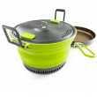 Каструля GSI Outdoors Escape Set 3 L Pot + Fry Pan світло-зелений