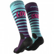 Шкарпетки Dynafit Ft Graphic Sk синій/фіолетовий