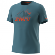 Чоловіча функціональна футболка Dynafit Transalper Graphic S/S Tee M синій/помаранчевий