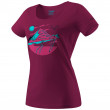 Жіноча футболка Dynafit Artist Series Co T-Shirt W бордовий
