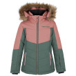 Дитяча зимова куртка Hannah Leane Jr рожевий/зелений