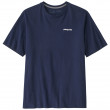 Чоловіча футболка Patagonia P-6 Logo Responsibili Tee темно-синій
