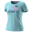 Жіноча функціональна футболка Dynafit Transalper Graphic S/S Tee W синій/чорний