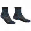 Ponožky Bridgedale Hike LW MP 3/4 Crew modrá dark grey/blue