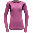 Dámské triko Devold Hiking Woman Shirt fialová IRIS/FIGS