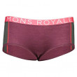 Kalhotky Mons Royale Sylvia Boyleg Panel Folo fialová Burgundy / Forest Green