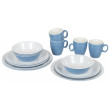 Набір посуду Bo-Camp Tableware Two tone - 16ks блакитний Blue