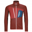 Чоловіча толстовка Ortovox Fleece Grid Jacket червоний/помаранчевий