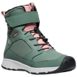 Дитячі зимові черевики Keen Skua Winter Wp Youth зелений dark forest/rose elegance