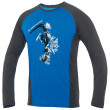 Pánské triko Direct Alpine Furry Long 1.0 modrá/černá Blue