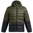 Чоловіча куртка Under Armour Legend Down Hooded Jacket зелений/чорний GRN