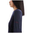 Жіноча функціональна футболка Icebreaker 200 Oasis LS Crewe Ski Stripes